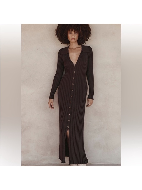 DISSH Dresses & Skirts - Dissh Rhodes Maxi dress in chocolate - size m